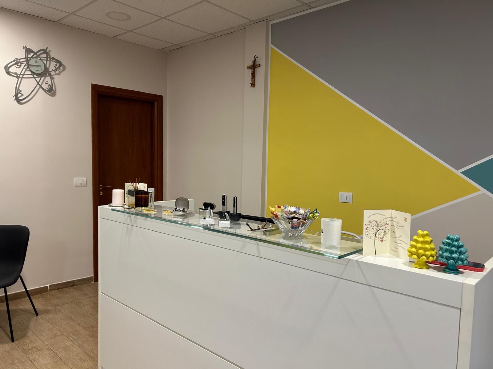 Immagine della reception dello studio
